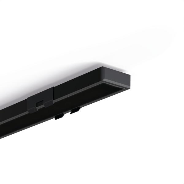 Stabile Halter in Schwarz für die sichere Fixierung von LED-Aluminiumprofilen